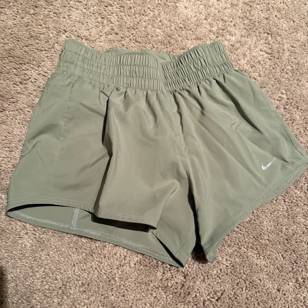 Nike Women's Sage Green Athletic Shorts